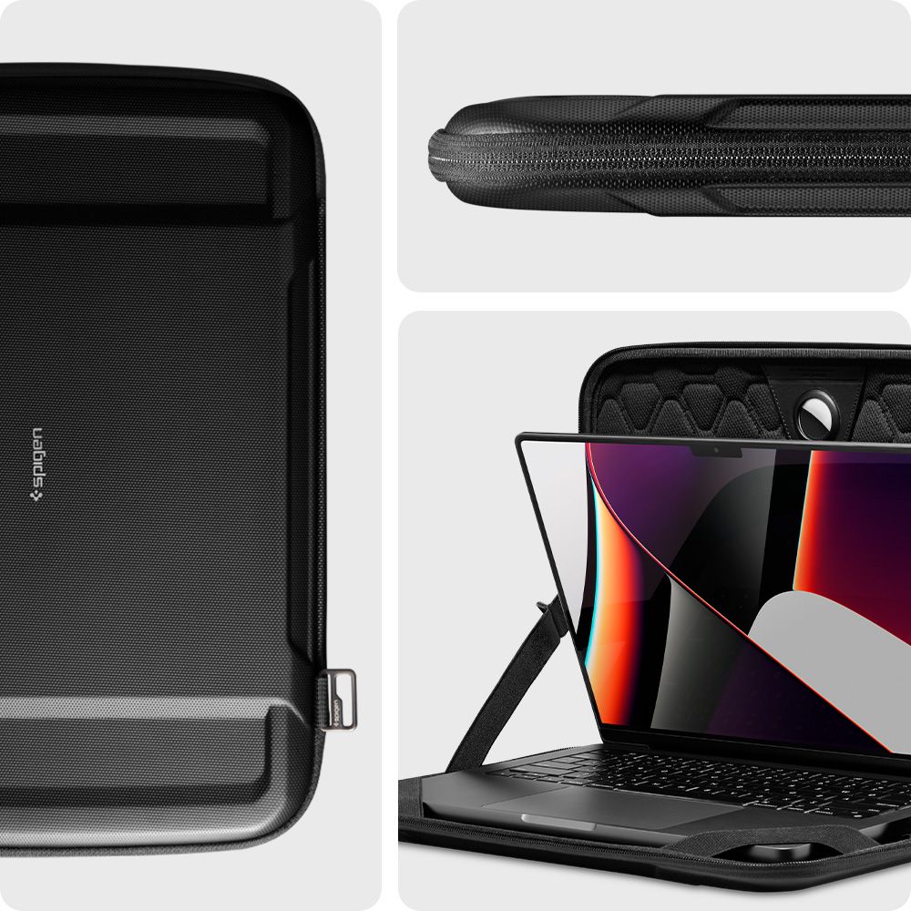 Futrola Spigen Rugged Armor za Laptop 13inch - 14inch, Crna AFA04270