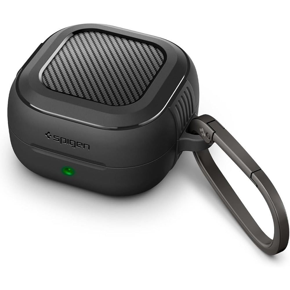 Futrola Spigen Rugged Armor za Samsung Galaxy Buds4 / Buds4 Pro, Crna Mat ACS11200