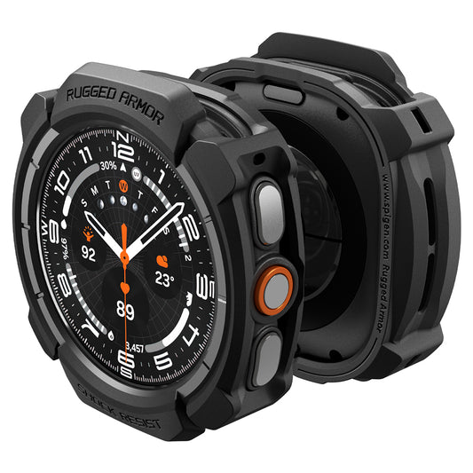 Futrola Spigen Rugged Armor za Samsung Galaxy Watch Ultra2, Crna Mat ACS11611