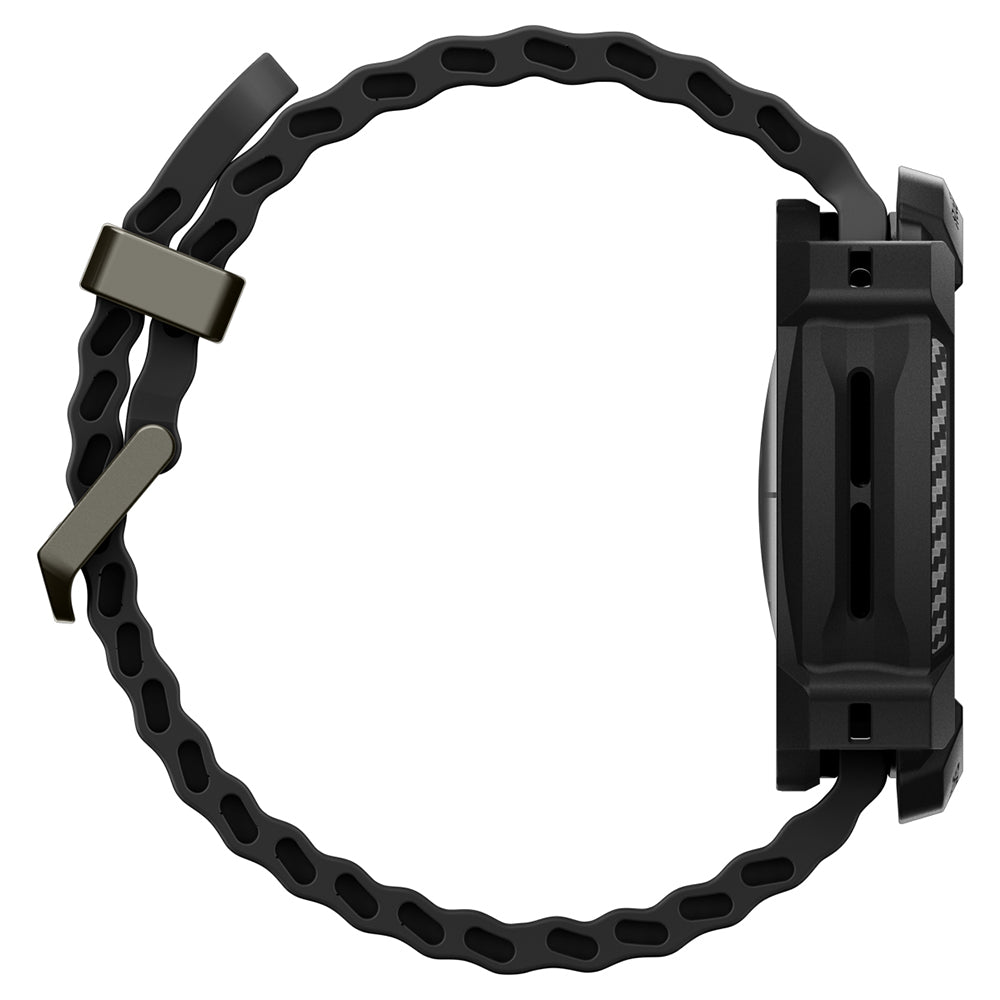 Futrola Spigen Rugged Armor za Samsung Galaxy Watch Ultra2, Crna Mat ACS11611