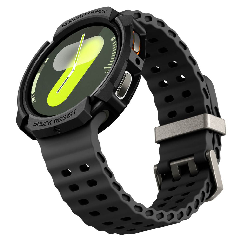 Futrola Spigen Rugged Armor za Samsung Galaxy Watch8 40mm, Crna ACS10004