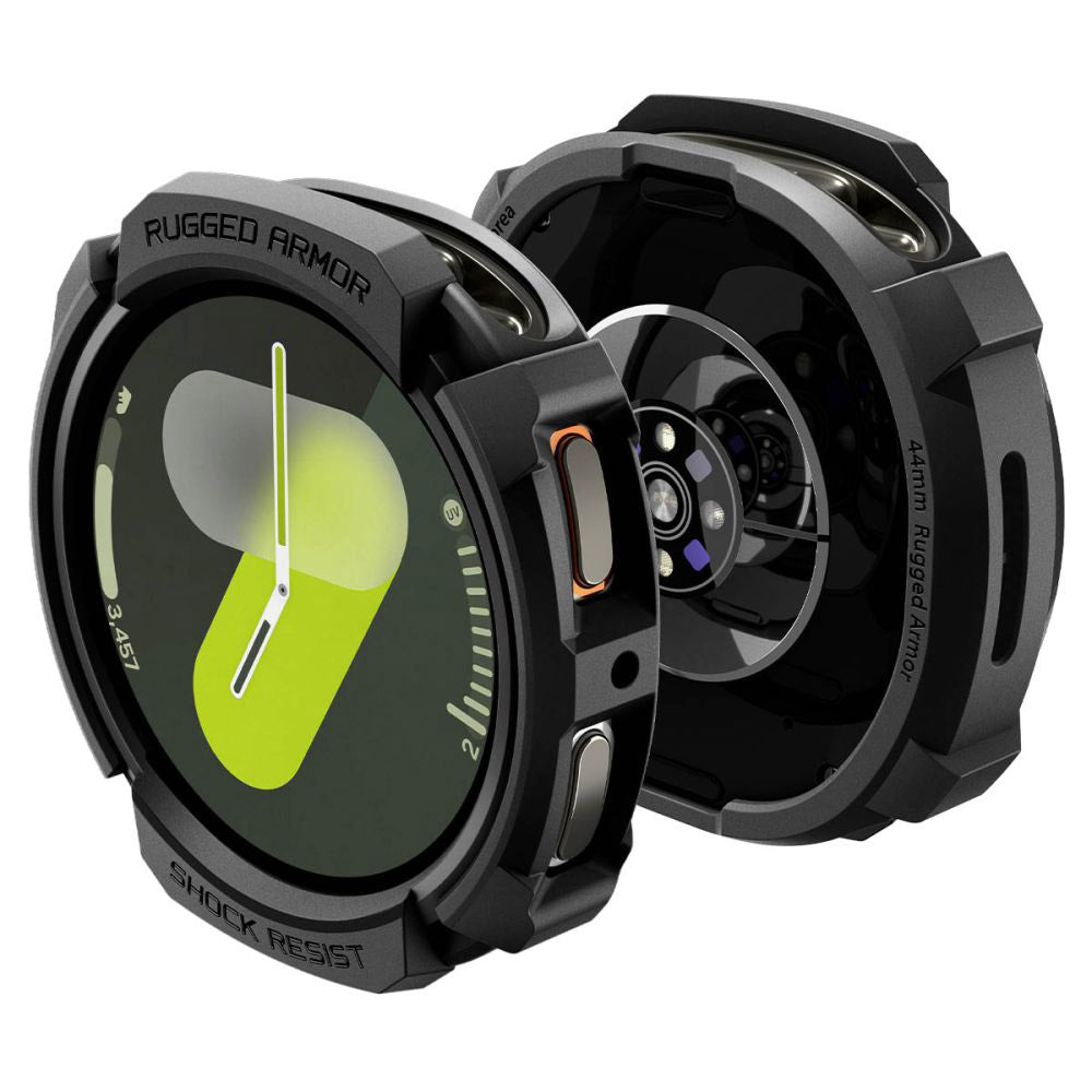 Futrola Spigen Rugged Armor za Samsung Galaxy Watch8 44mm, Crna Mat ACS10006