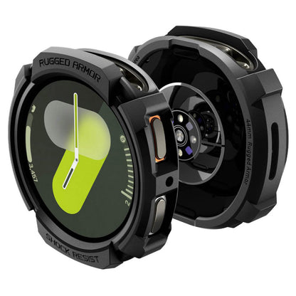 Futrola Spigen Rugged Armor za Samsung Galaxy Watch8 44mm, Crna Mat ACS10006