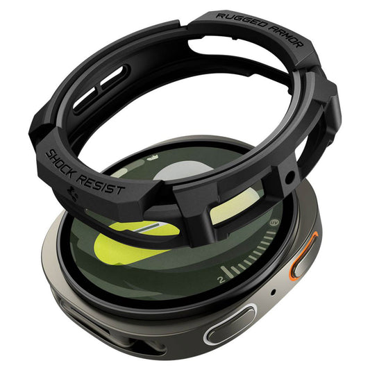 Futrola Spigen Rugged Armor za Samsung Galaxy Watch8 44mm, Crna Mat ACS10006