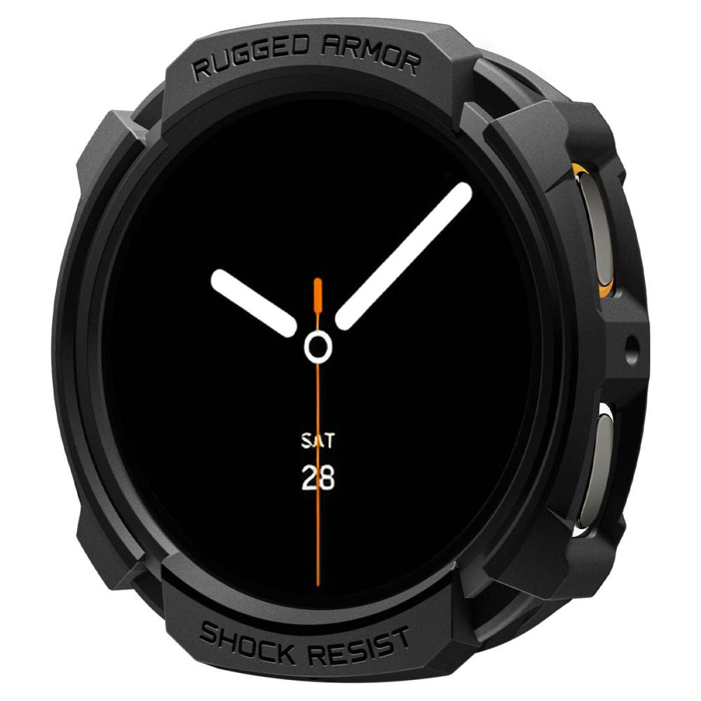 Futrola Spigen Rugged Armor za Samsung Galaxy Watch8 44mm, Crna Mat ACS10006