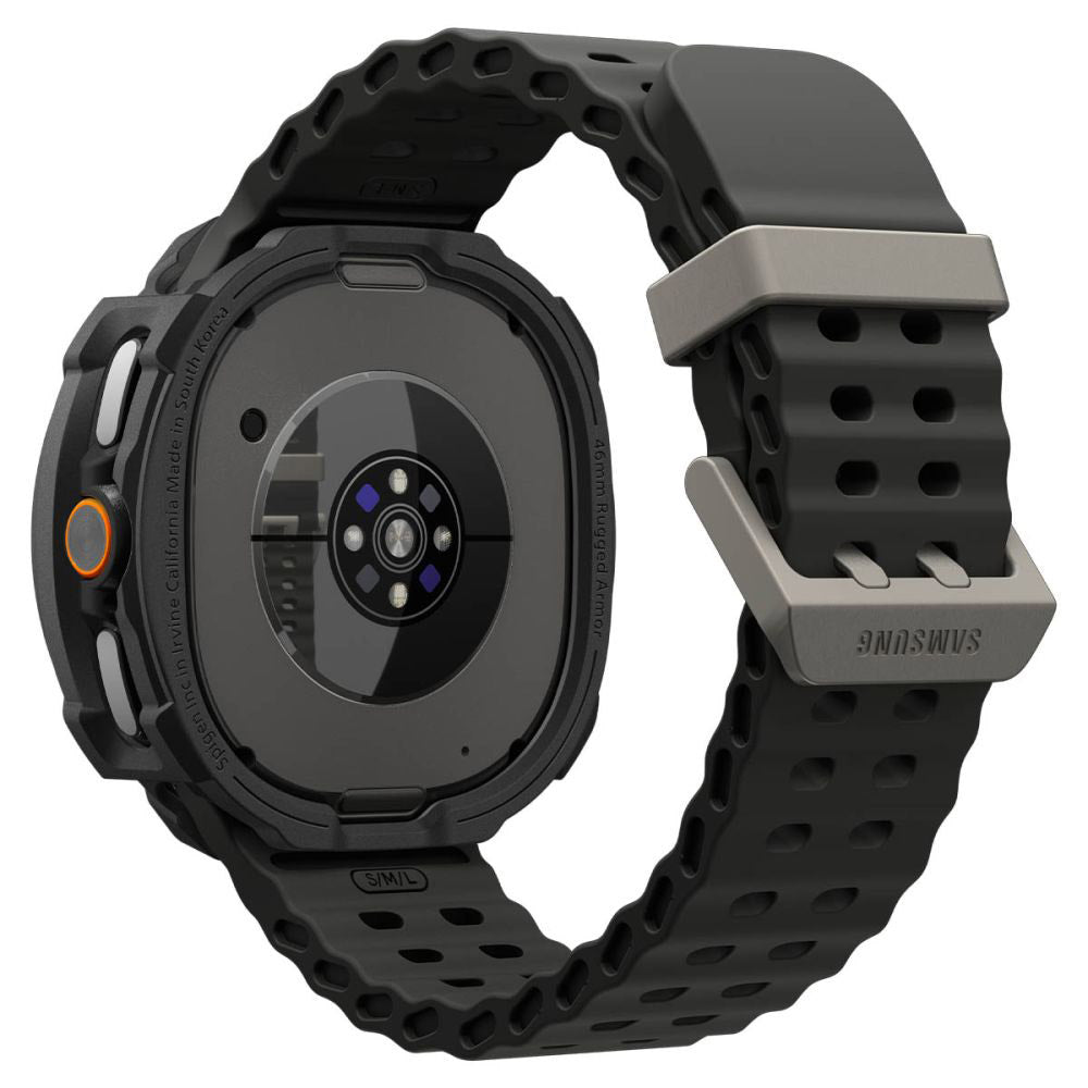 Futrola Spigen Rugged Armor za Samsung Galaxy Watch8 Classic, Mat Crna ACS10012