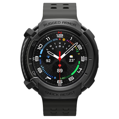 Futrola Spigen Rugged Armor za Samsung Galaxy Watch8 Classic, Mat Crna ACS10012