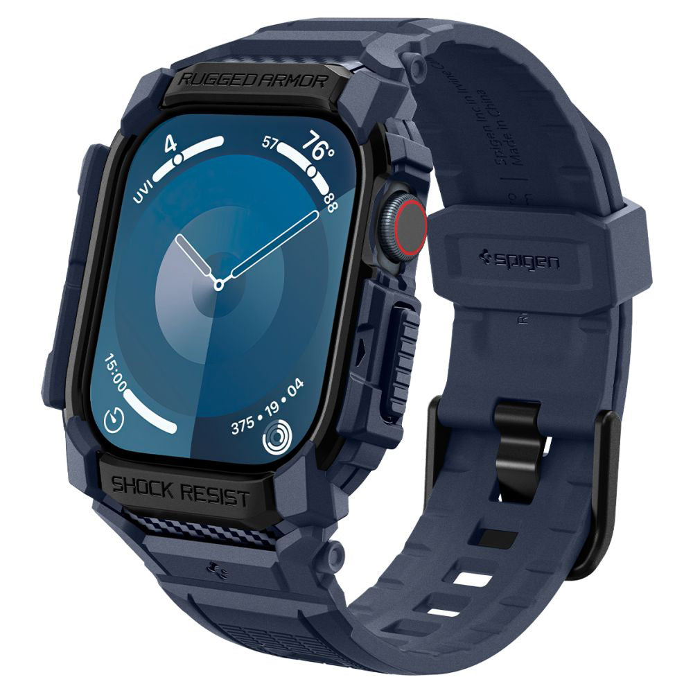 Futrola Spigen Rugged Armor Pro za Apple Watch Series 10 / 11 46mm, Tamnoplava