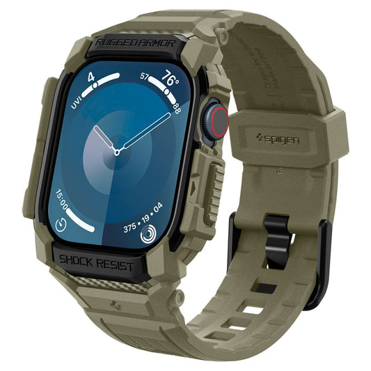 Futrola Spigen Rugged Armor Pro za Apple Watch Series 10 46mm, Kaki ACS08608