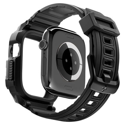 Futrola Spigen Rugged Armor Pro za Apple Watch Series 12 46mm, Crna Mat ACS11894