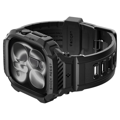 Futrola Spigen Rugged Armor Pro za Apple Watch Series 12 46mm, Crna Mat ACS11894