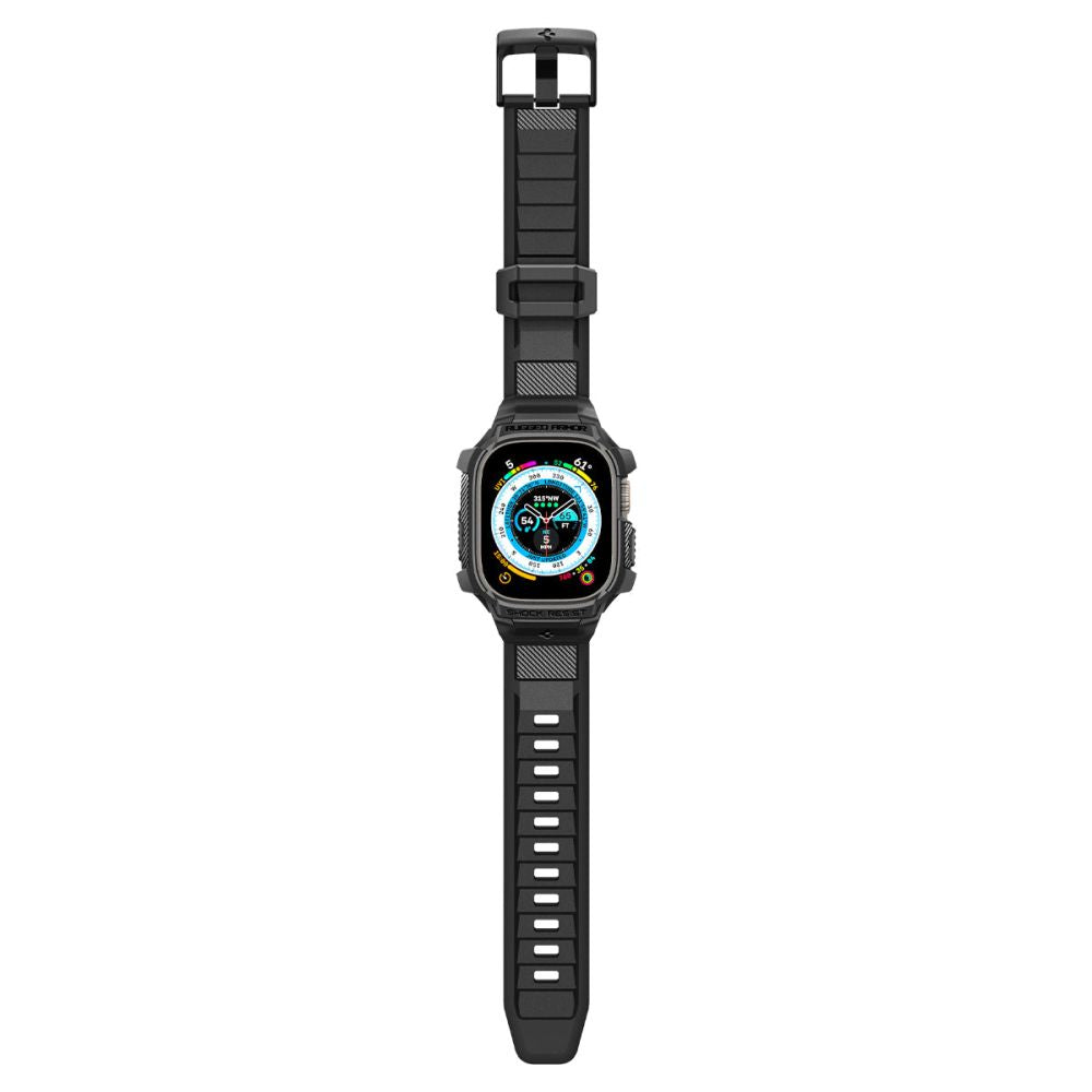 Futrola Spigen Rugged Armor Pro za Apple Watch Ultra Series, Crna