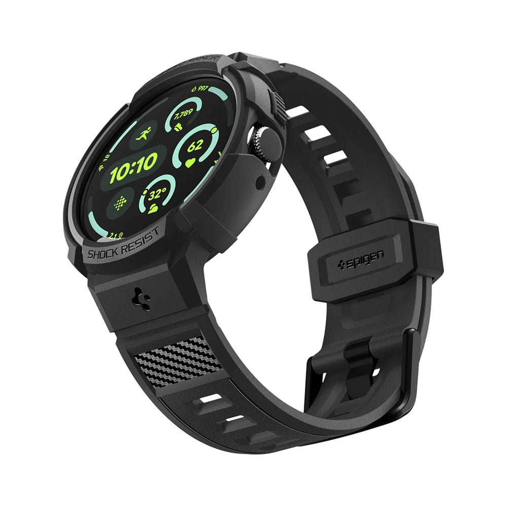 Futrola Spigen Rugged Armor Pro za Google Pixel Watch 41mm Series, Crna ACS09484