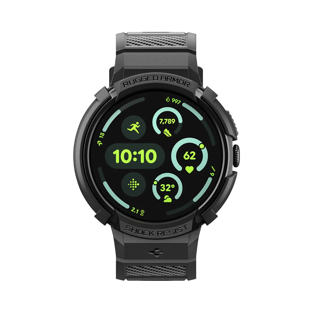 Futrola Spigen Rugged Armor Pro za Google Pixel Watch 41mm Series, Crna ACS09484