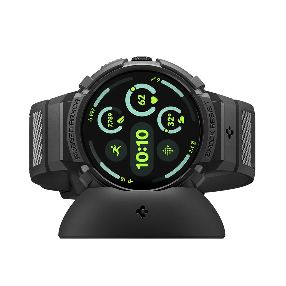 Futrola Spigen Rugged Armor Pro za Google Pixel Watch 41mm Series, Crna ACS09484