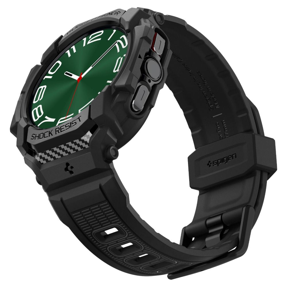 Futrola Spigen Rugged Armor Pro za Samsung Galaxy Watch Ultra, Crna ACS08427