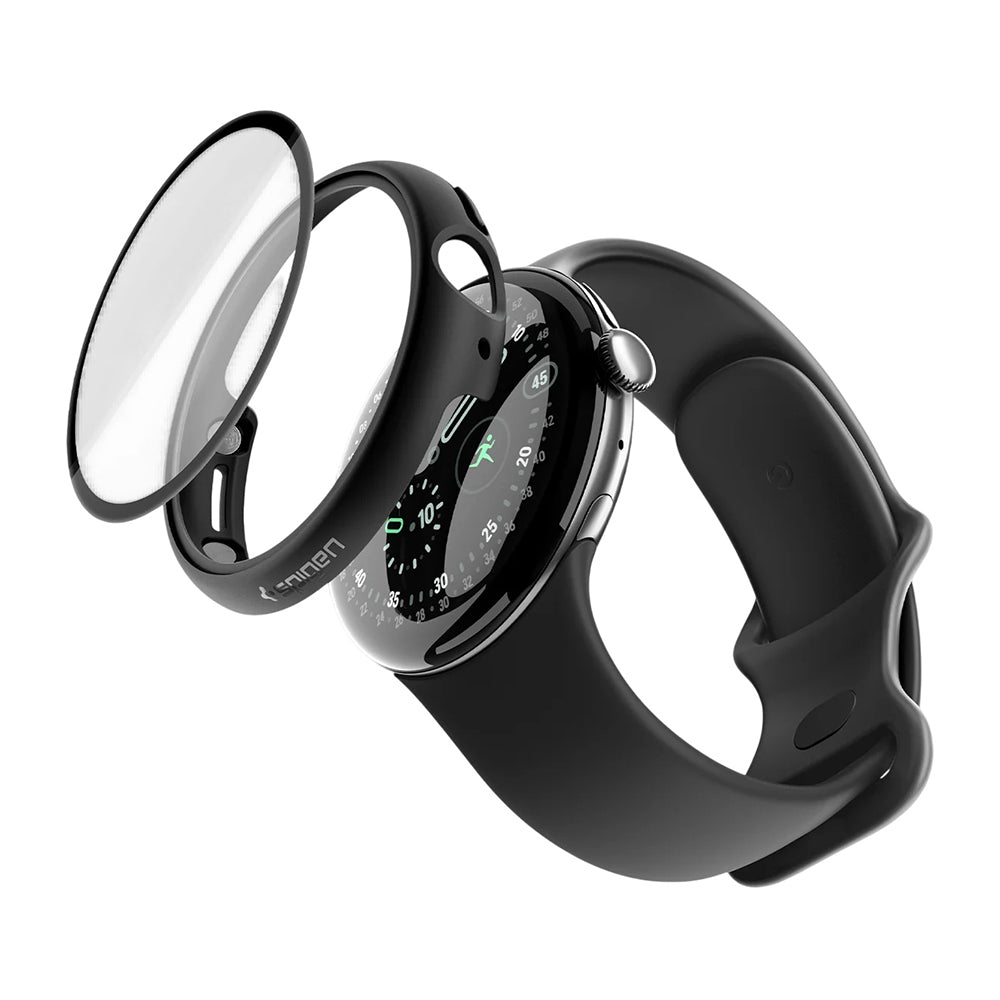 Futrola Spigen Thin Fit 360 za Google Pixel Watch 45mm Series, Crna ACS11746