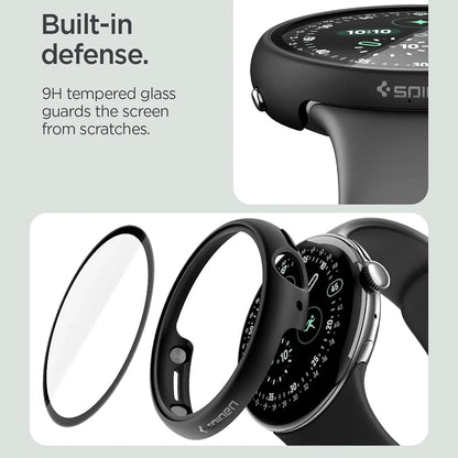 Futrola Spigen Thin Fit 360 za Google Pixel Watch 45mm Series, Crna ACS11746