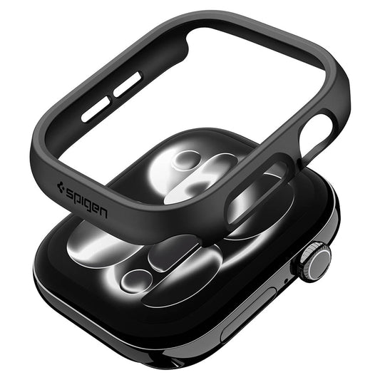 Futrola Spigen Thin Fit za Apple Watch 12 46mm, Crna ACS11890