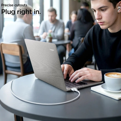 Futrola Spigen Urban Fit za Apple MacBook Neo 13inch, Siva ACS11542