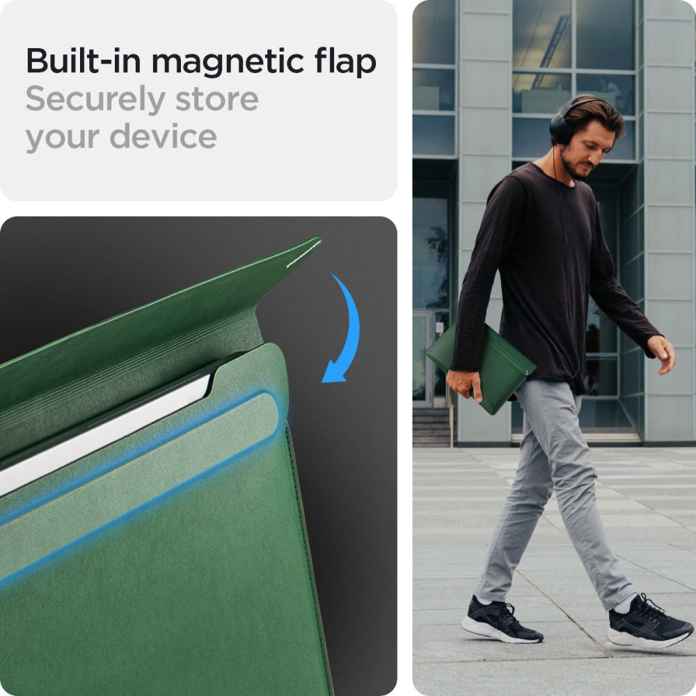 Futrola Spigen Valentinus za Laptop 15inch - 16inch, Zelena