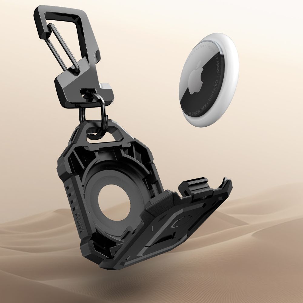 Futrola Tech-Protect Kevlar Pro za Apple AirTag, Crna