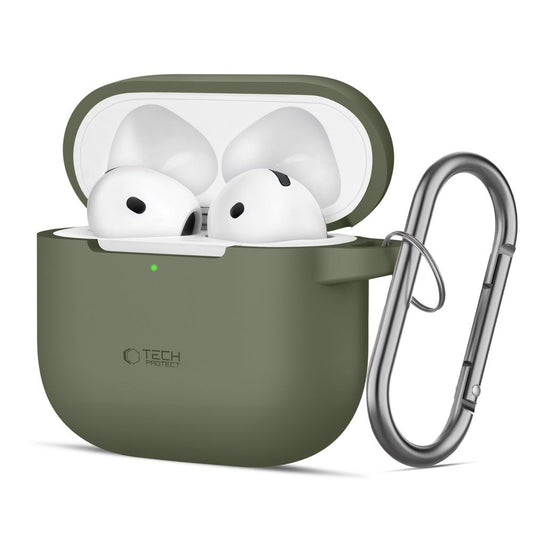 Futrola Tech-Protect Silicone Hook za Apple AirPods 4, Zelena