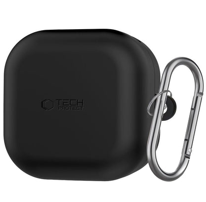Futrola Tech-Protect Silicone Hook za Samsung Galaxy Buds4 / Buds4 Pro, Crna