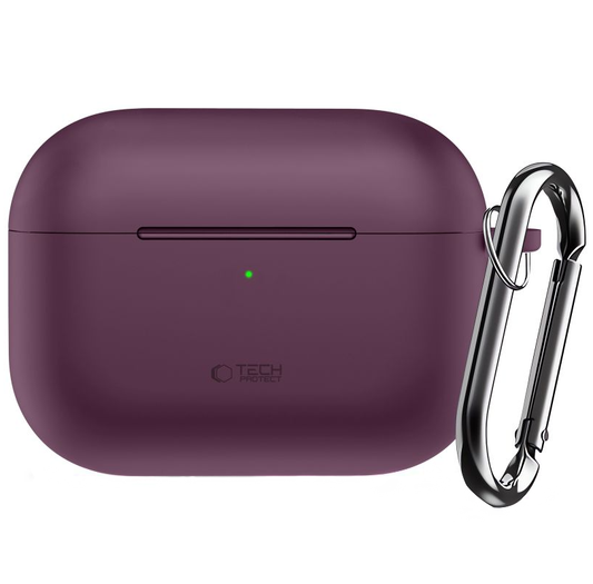 Tech-Protect Silicone Hook futrola za Apple AirPods Pro 3, bordo boje