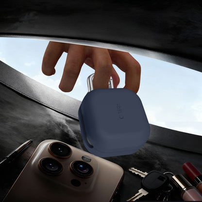 Futrola Tech-Protect Silicone Hook za Samsung Galaxy Buds4 / Buds4 Pro, Tamnoplava
