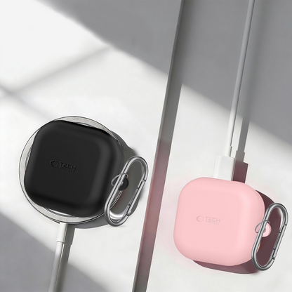 Futrola Tech-Protect Silicone Hook za Samsung Galaxy Buds4 / Buds4 Pro, Roze