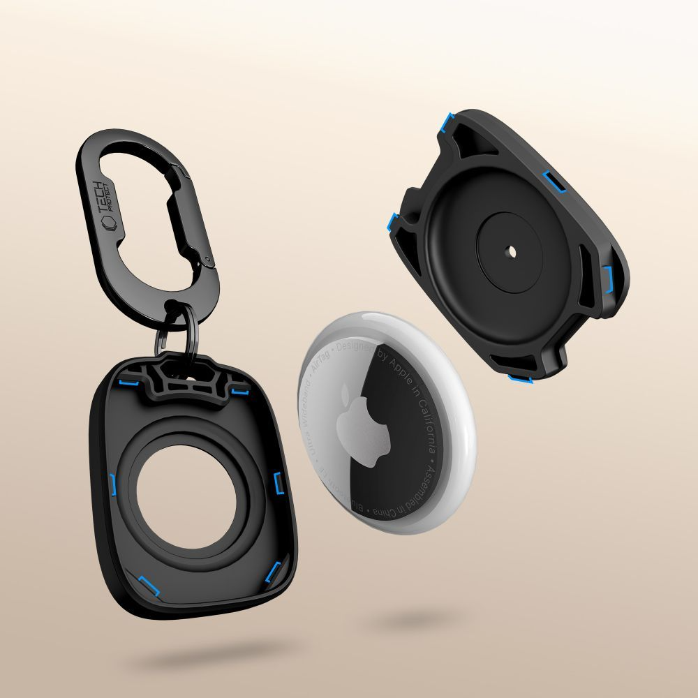 Futrola Tech-Protect Velar za Apple AirTag, Crna