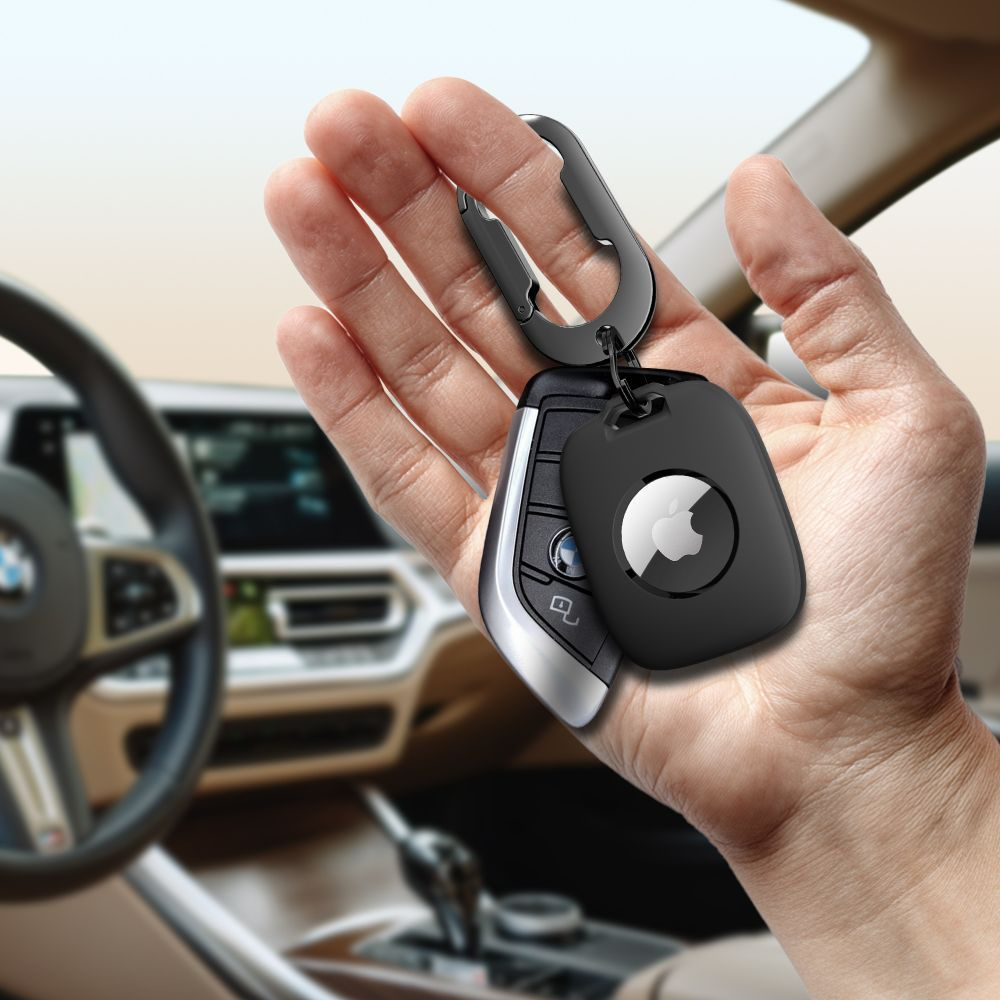 Futrola Tech-Protect Velar za Apple AirTag, Crna