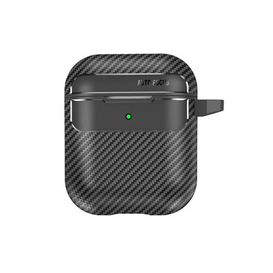 Futrola Techsuit CarbonFiber za Apple AirPods Gen 2 / Gen 1, Crna
