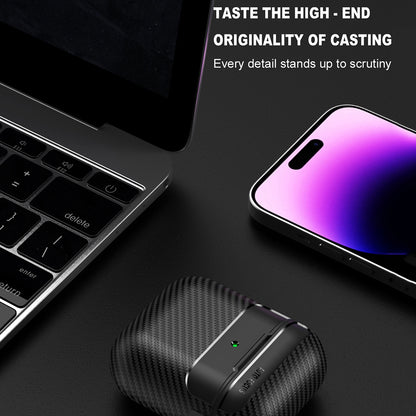 Futrola Techsuit CarbonFiber za Apple AirPods Gen 2 / Gen 1, Crna