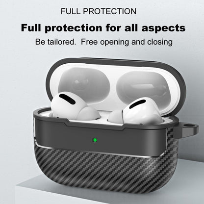 Futrola Techsuit CarbonFiber za Apple AirPods Pro 3, Crna