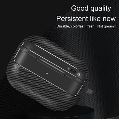 Futrola Techsuit CarbonFiber za Apple AirPods Pro 3, Crna