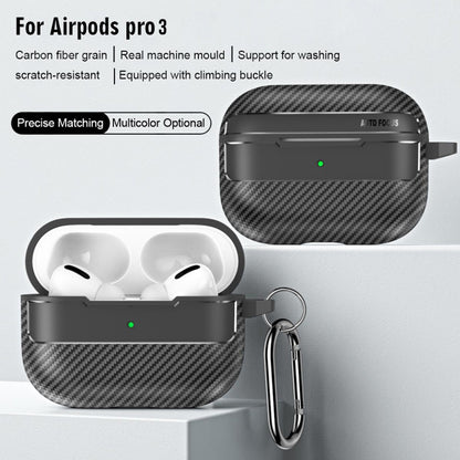 Futrola Techsuit CarbonFiber za Apple AirPods Pro 3, Crna