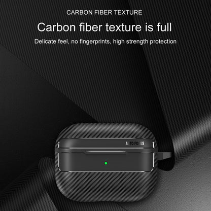 Futrola Techsuit CarbonFiber za Apple AirPods Pro 3, Crna