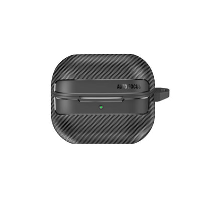 Futrola Techsuit CarbonFiber za Samsung Galaxy Buds3 FE / Buds3 Pro / Buds3, Crna