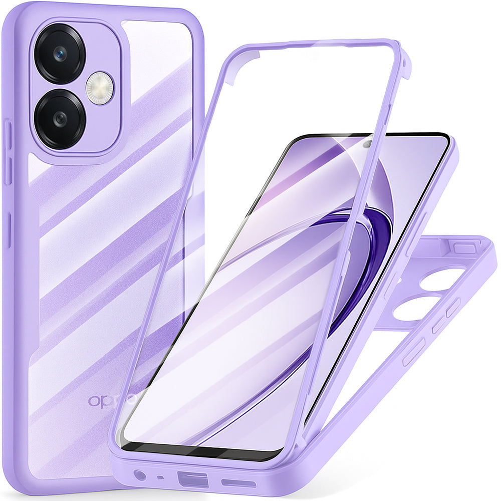 Futrola za Oppo A3 4G / A3 5G, Techsuit, ColorVerse 360, Ljubičasta