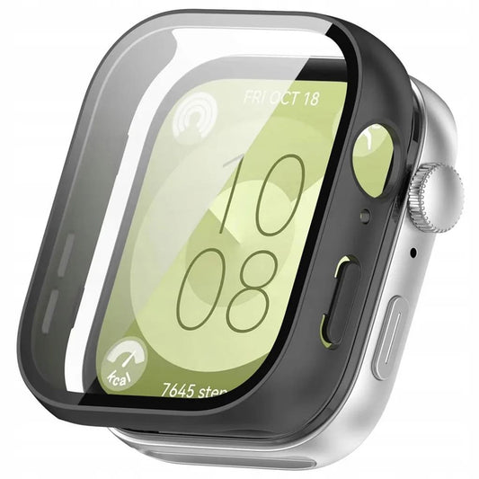 Futrola Techsuit Defense360 Pro za Huawei Watch Fit 3, Crna
