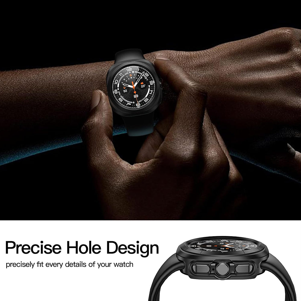 Techsuit Defense360 Pro futrola za Samsung Galaxy Watch Ultra, Crna