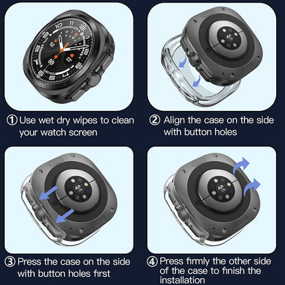 Techsuit Defense360 Pro futrola za Samsung Galaxy Watch Ultra, Providna