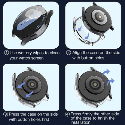 Techsuit Defense360 Pro futrola za Samsung Galaxy Watch7 44mm, Providna