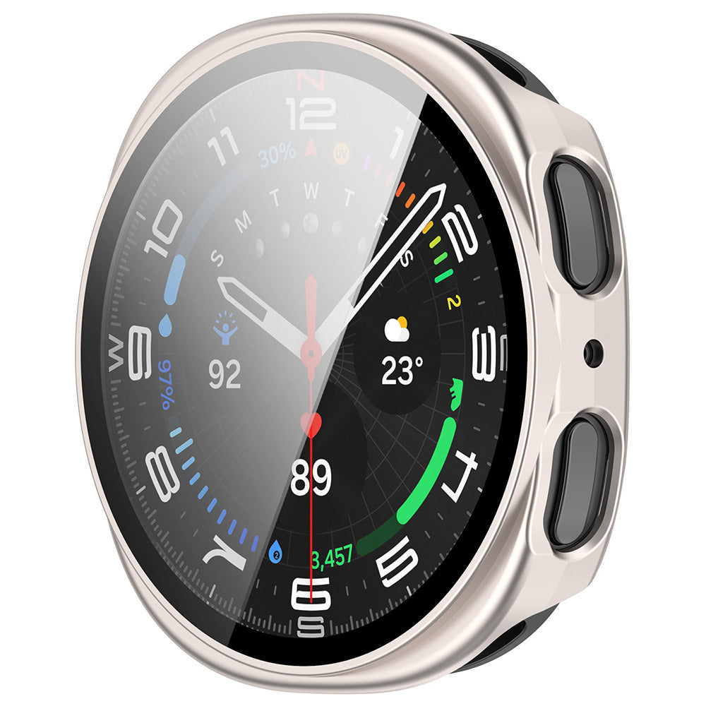 Futrola Techsuit Defense360 Pro za Samsung Galaxy Watch9 / Watch8 40mm, Srebrna Biserno
