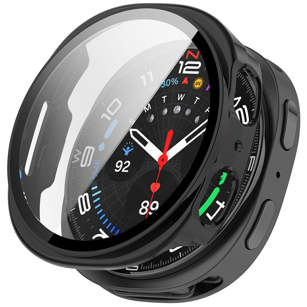Techsuit Defense360 Pro futrola za Samsung Galaxy Watch9 / Watch8 44mm, Mat Crna