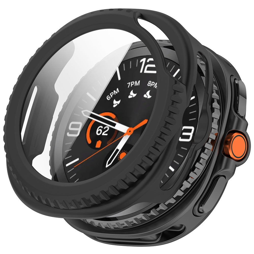 Techsuit Defense360 Pro futrola za Samsung Galaxy Watch8 Classic, Mat Crna
