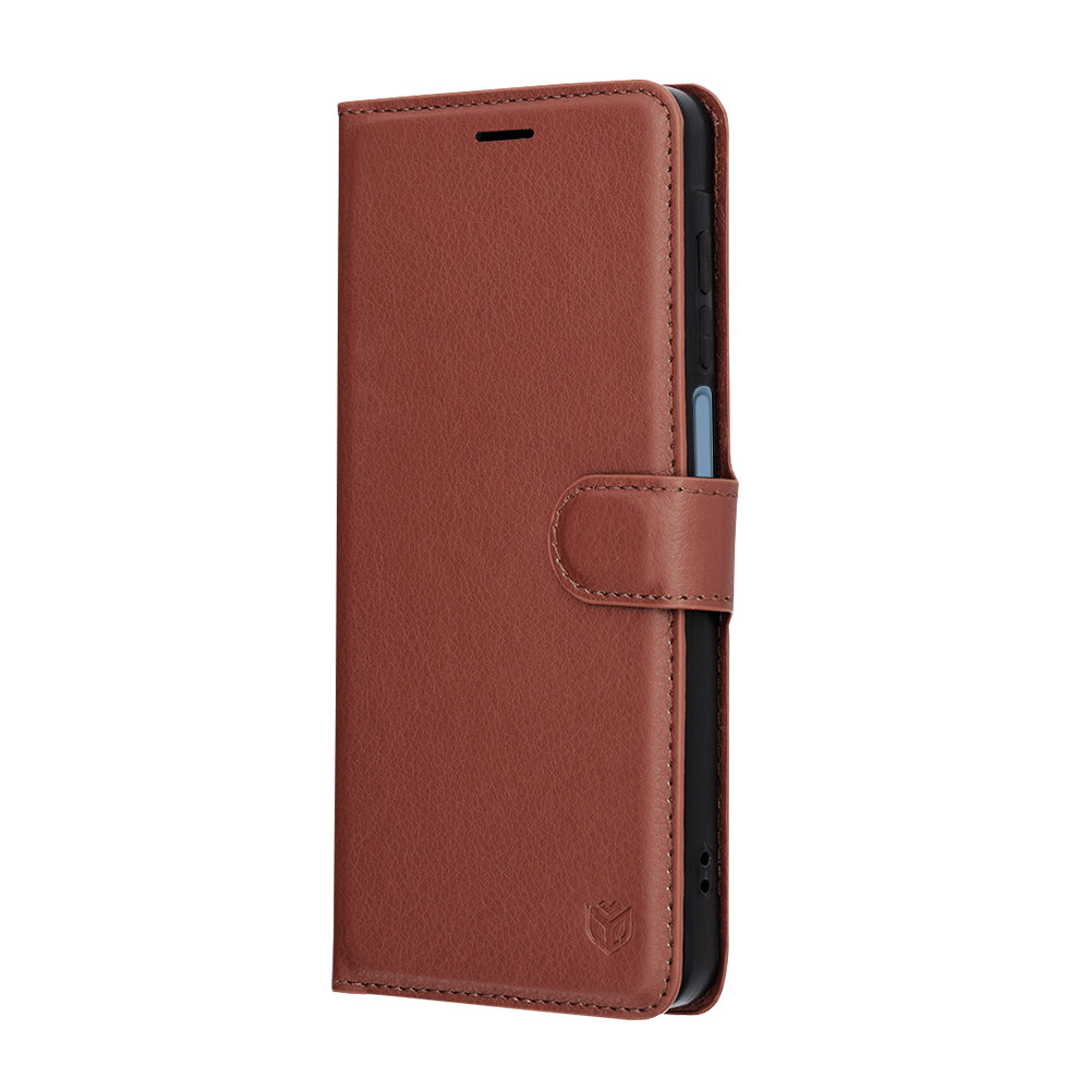 Futrola za Samsung Galaxy A07 4G A075, Techsuit, Kožna Folio, Braon
