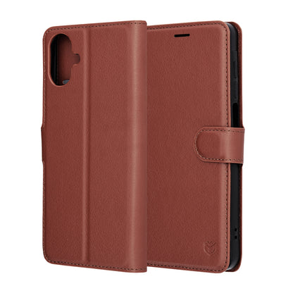 Futrola za Samsung Galaxy A07 4G A075, Techsuit, Kožna Folio, Braon
